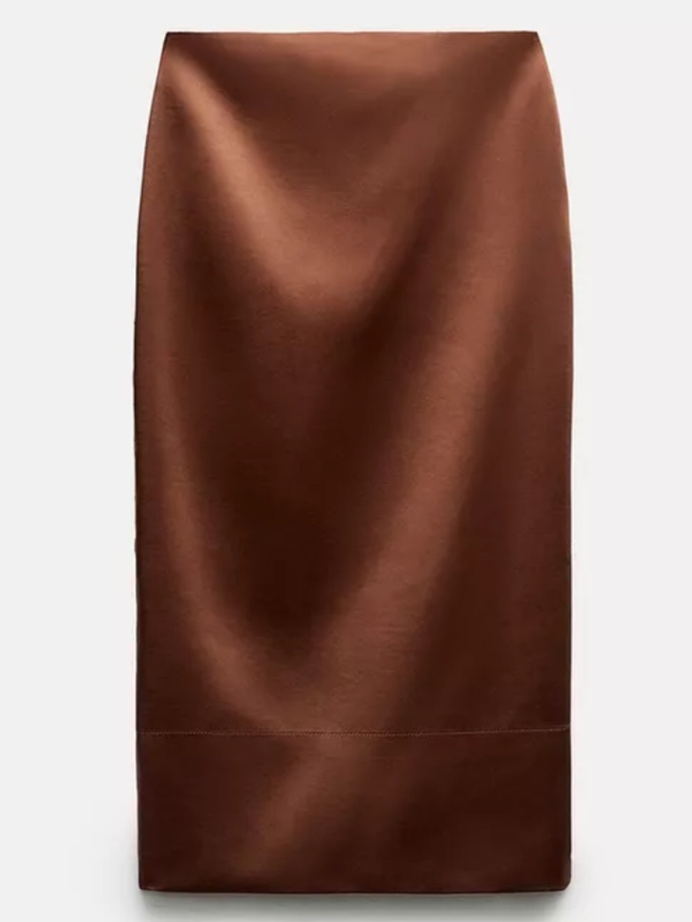 🆕🤎🤎. SATIN EFFECT SKIRT ZW COLLECTION